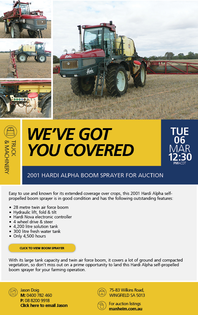 Boom Sprayer