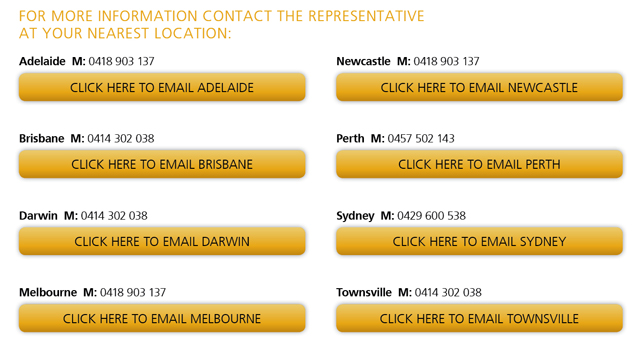For more information contact your nearest representative