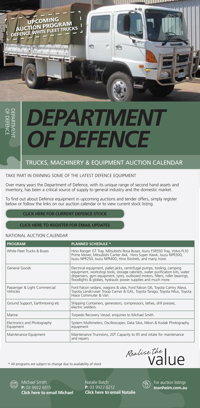 Department of Defence