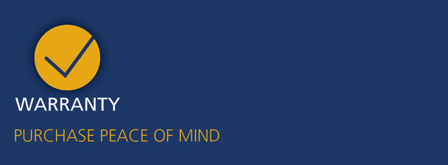 Warranty - Purchase peace of mind