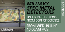 Under Instructions from Dept of Defence
From Friday 7 June, 10:00am