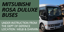Under instruction from the Department of Defence Location: Melb & Darwin