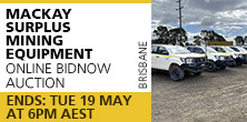 Mackay - Surplus Mining Equipment