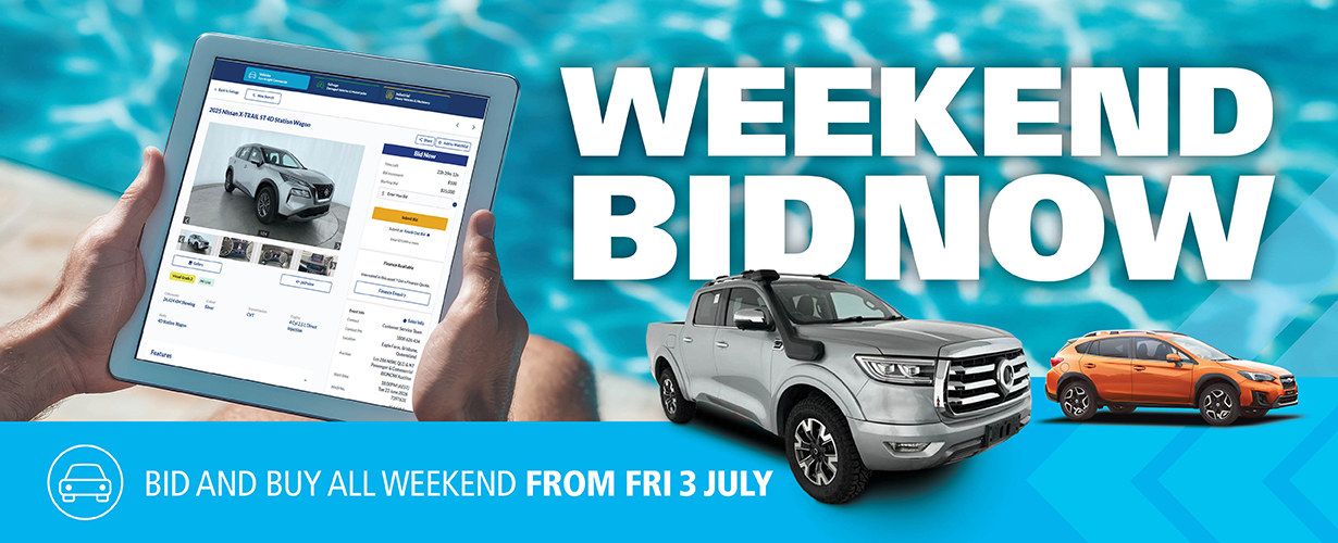 Bid and Buy all weekend from Friday 3 July